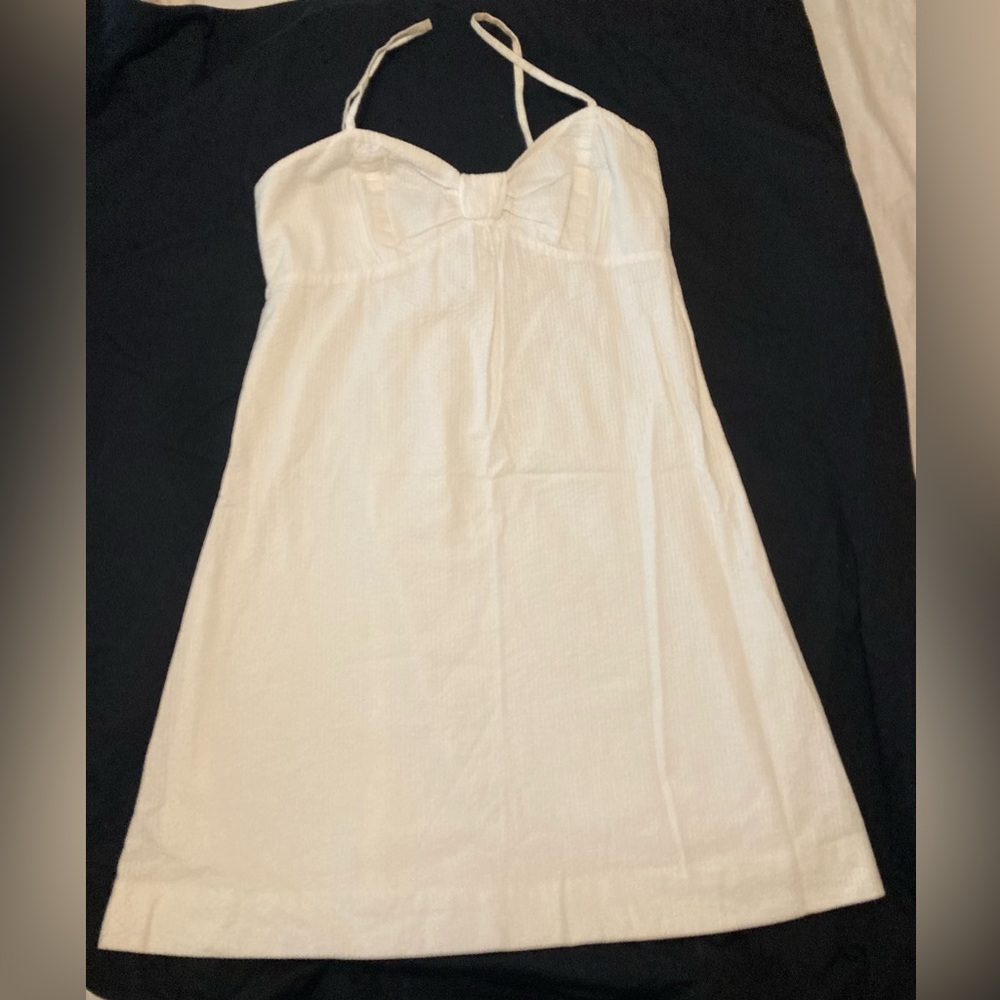 Lilly Pulitzer White Seersucker Sundress size 6